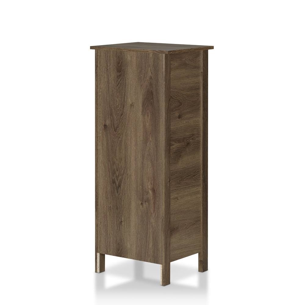 Distressed Walnut 5-Drawer Vertical Chest H6959