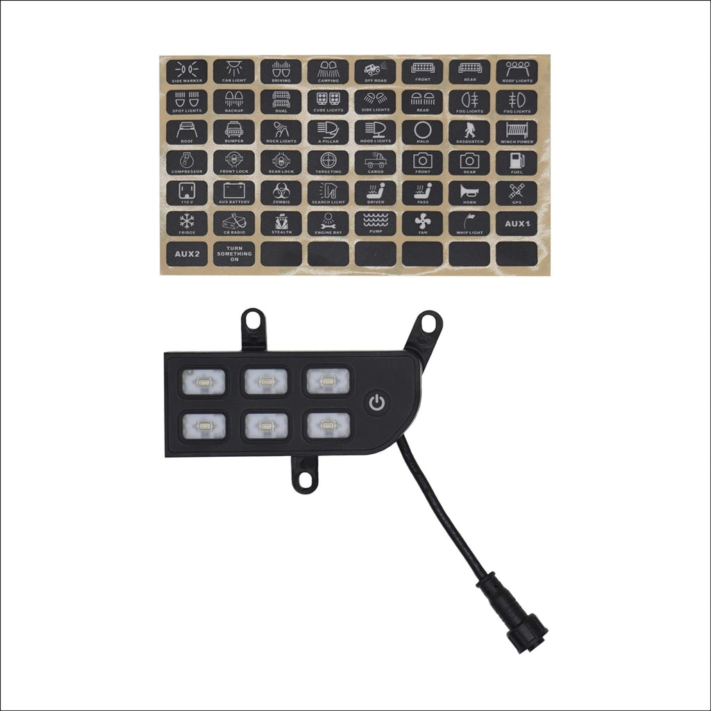 Lower Dash Switch Panel for Jeep Wrangler JL JLU and Gladiator W162518