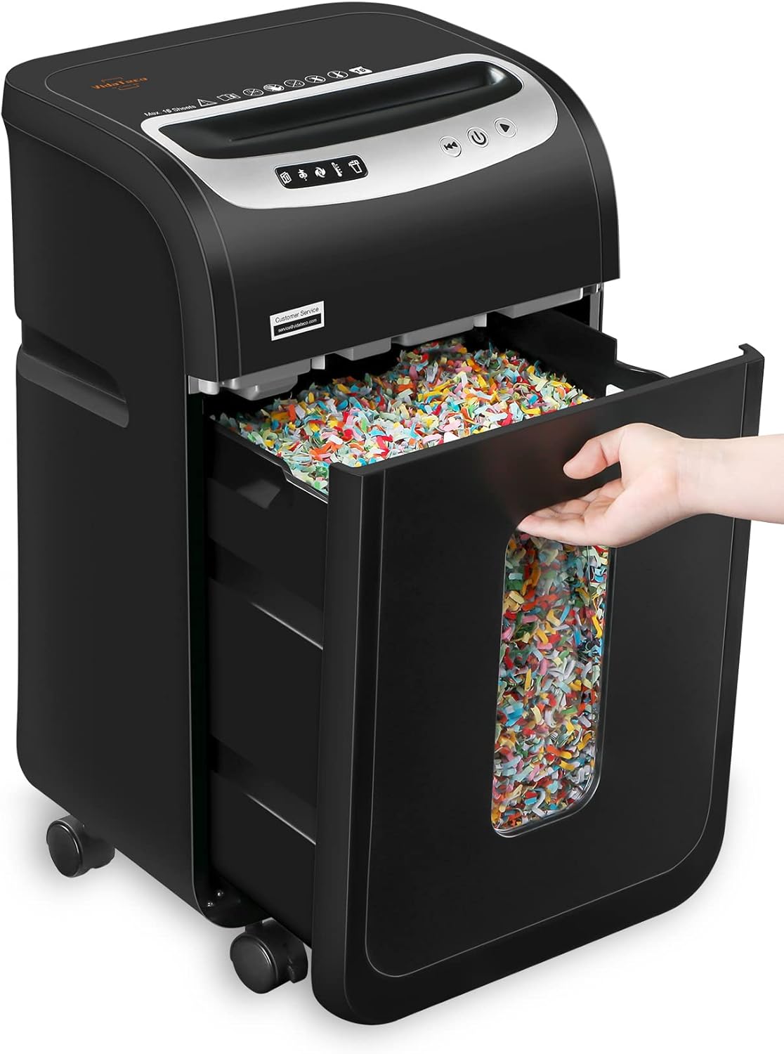 18-Sheet Micro Cut Paper Shredder with 7.9-Gal Bin O342