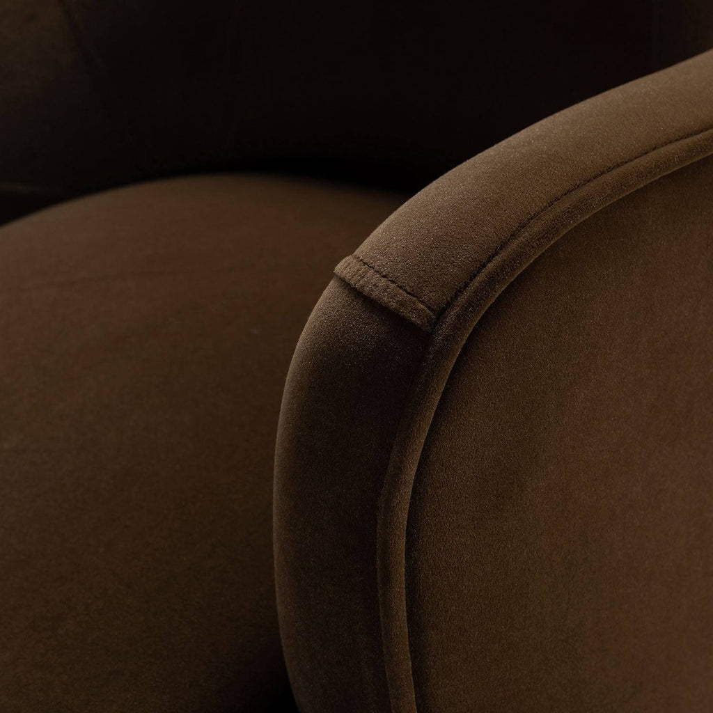 Teal Accent Chair with Gold Legs, Set of 2 C42483