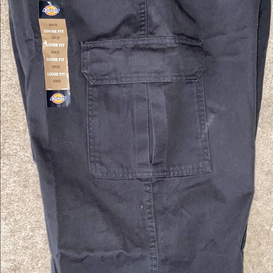 Black Premium Industrial Cargo Pant J728902