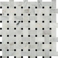 Marble Mosaics Basketweave Honed Tile & Stone V91078