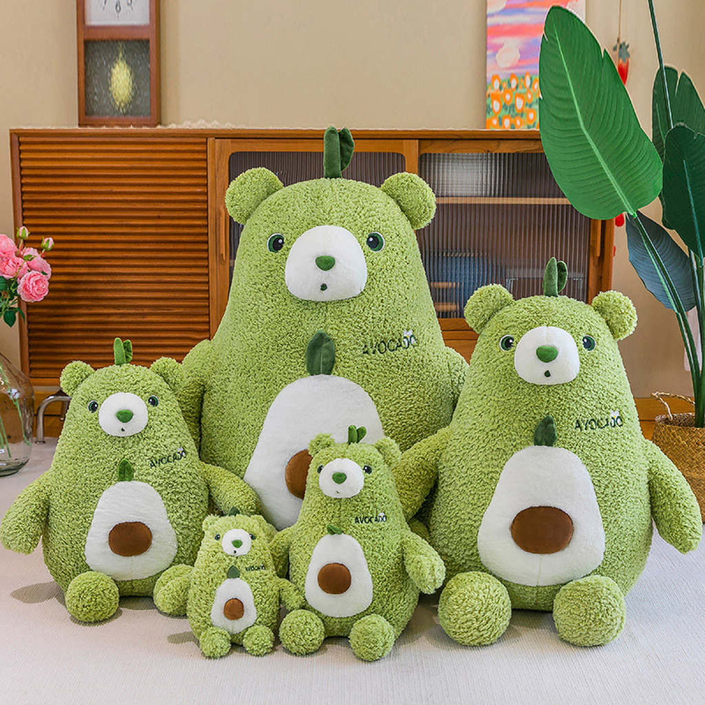 Green Avocado Bear Plushy S30186