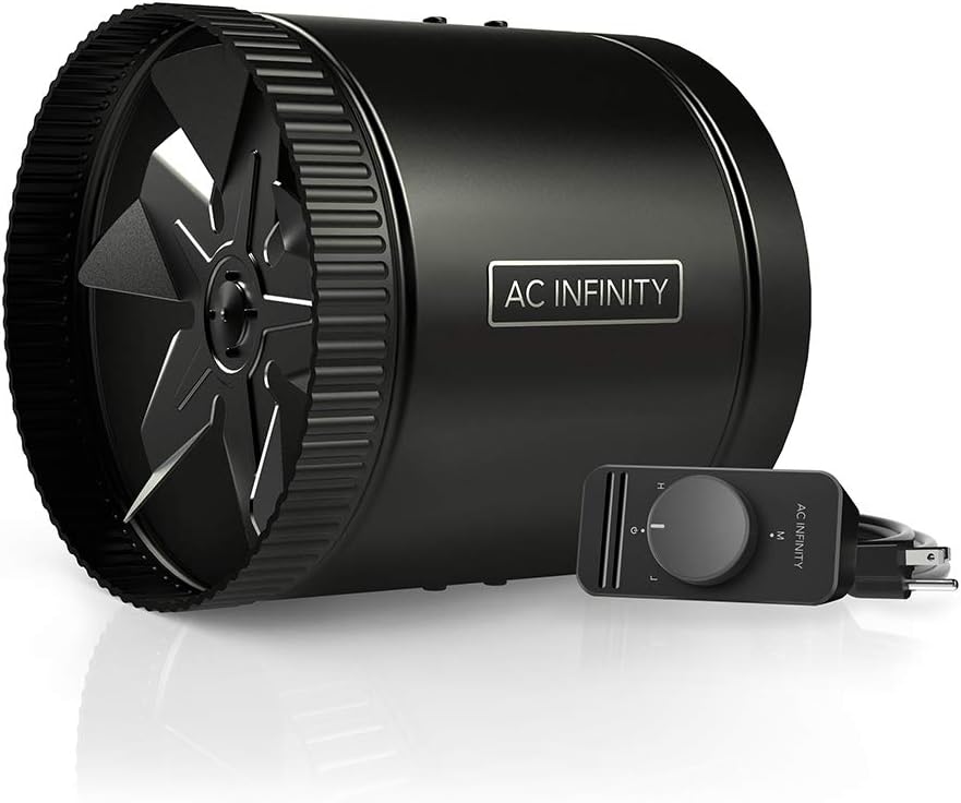 8” Inline Booster Duct Fan with Speed Controller N74723