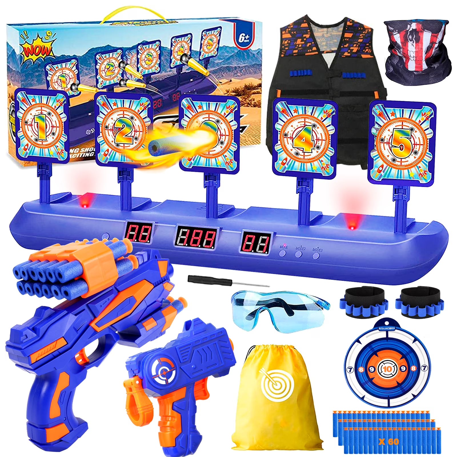 Electronic Running Shooting Target for Nerf Gun Toys R8462