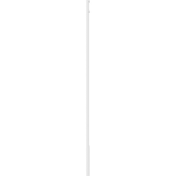 Flat Panel PVC Pilaster with Decorative Capital and Base (Pair) Z345