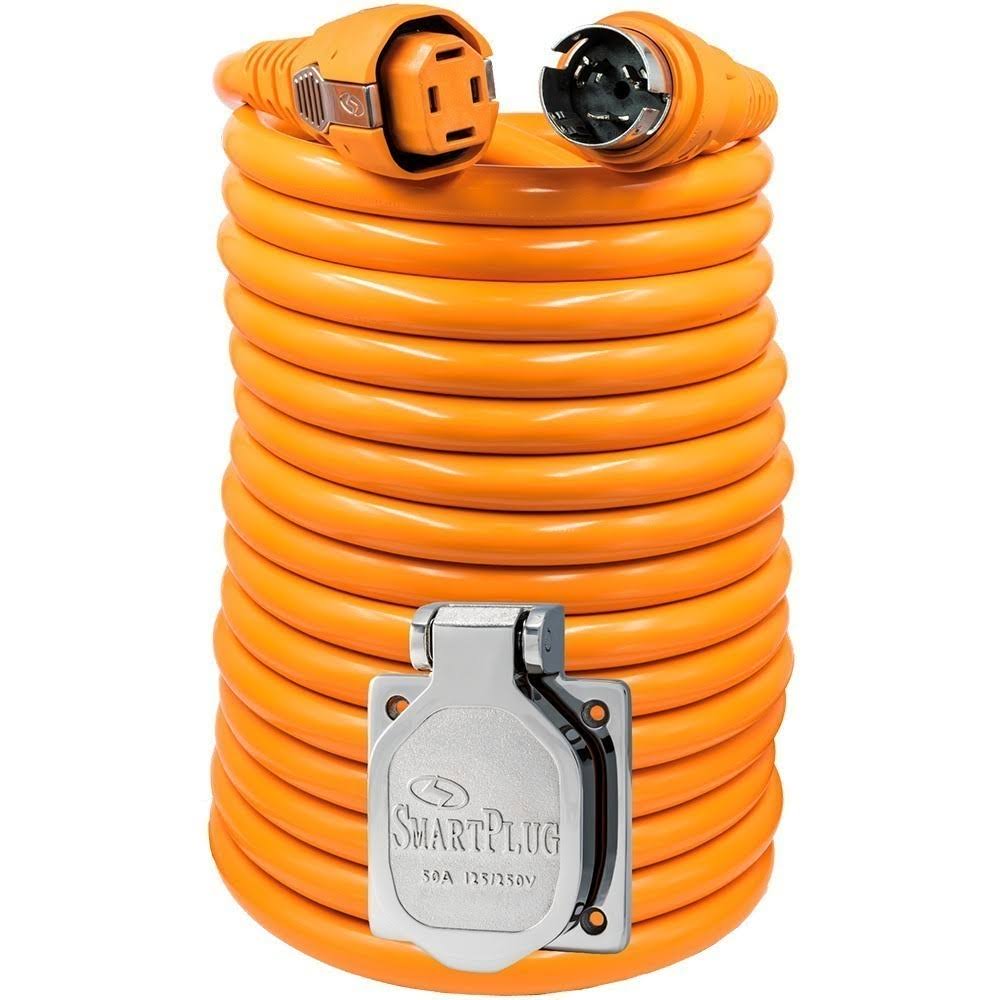 50 Amp Dual Configuration Cordset with Tinned Wire and Stainless Steel Inlet J722668
