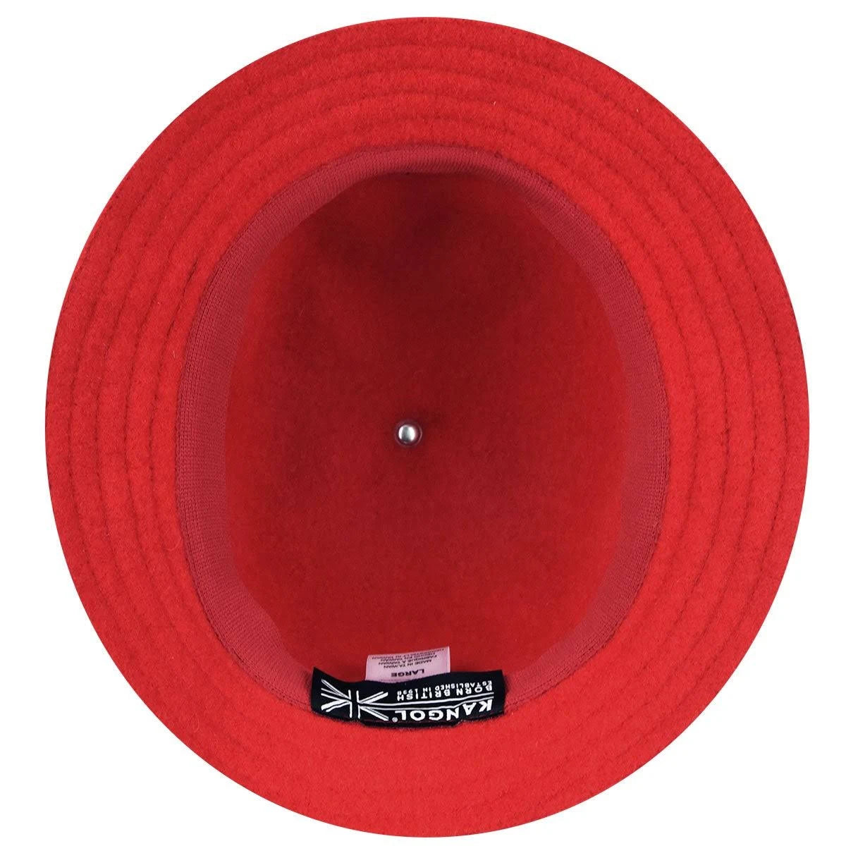 Red Wool Bucket Hat A43802