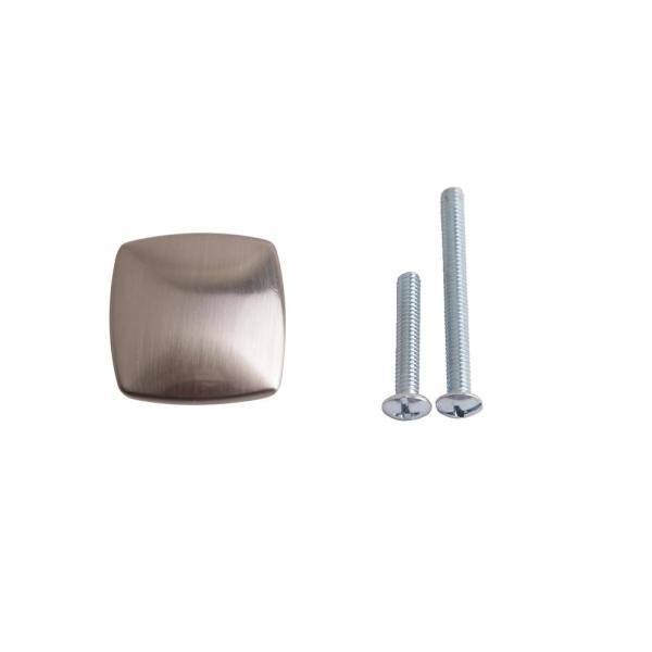 Satin Nickel Square Cabinet Knob (50-Pack) X175988