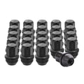 24pcs Black Cone Seat Lug Nuts M14x1.5 F191137