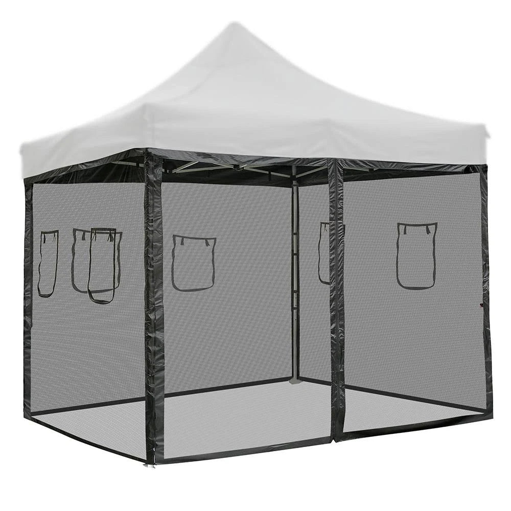 4 Pcs Pop Up 10 ft Canopy Tent Mesh Side Wall T6654