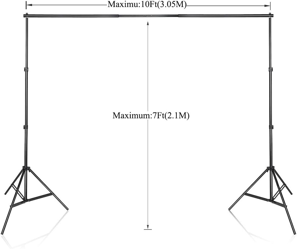 Adjustable Backdrop Support System Kit with Carry Bag X232663