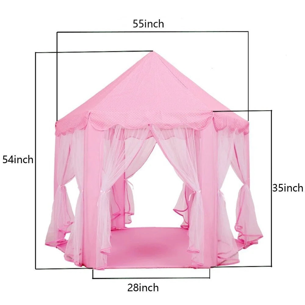 Hexagon Indoor Play Tent with Multicolor Lights R115