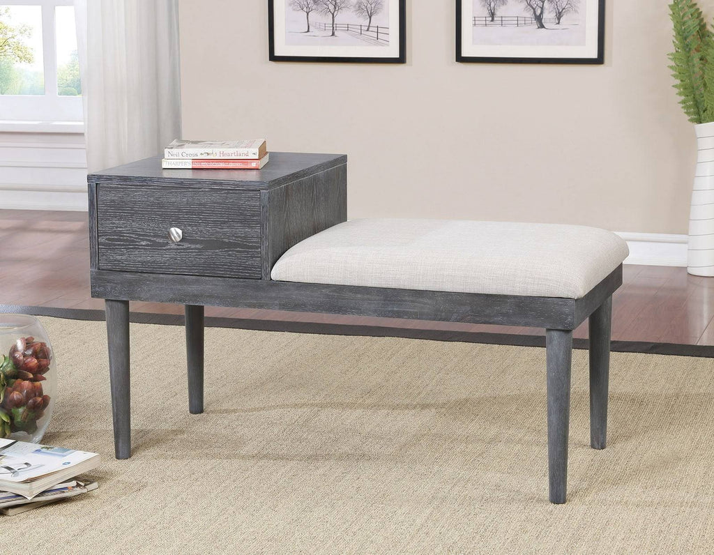 Weathered Gray Bench B3312