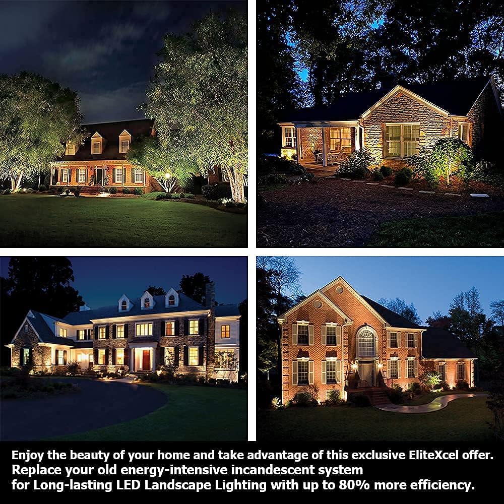 LED Flood Light Outdoor, 16W Landscape Lights, 1500 Lumen Waterproof Security Lights, 3000K Warm White H2069