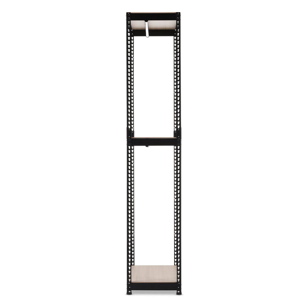 White Metal 3-Shelf Closet Storage Organizer G53612