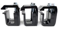 Black Powder Coated Clamp Set of 6 for Truck Cap H4707