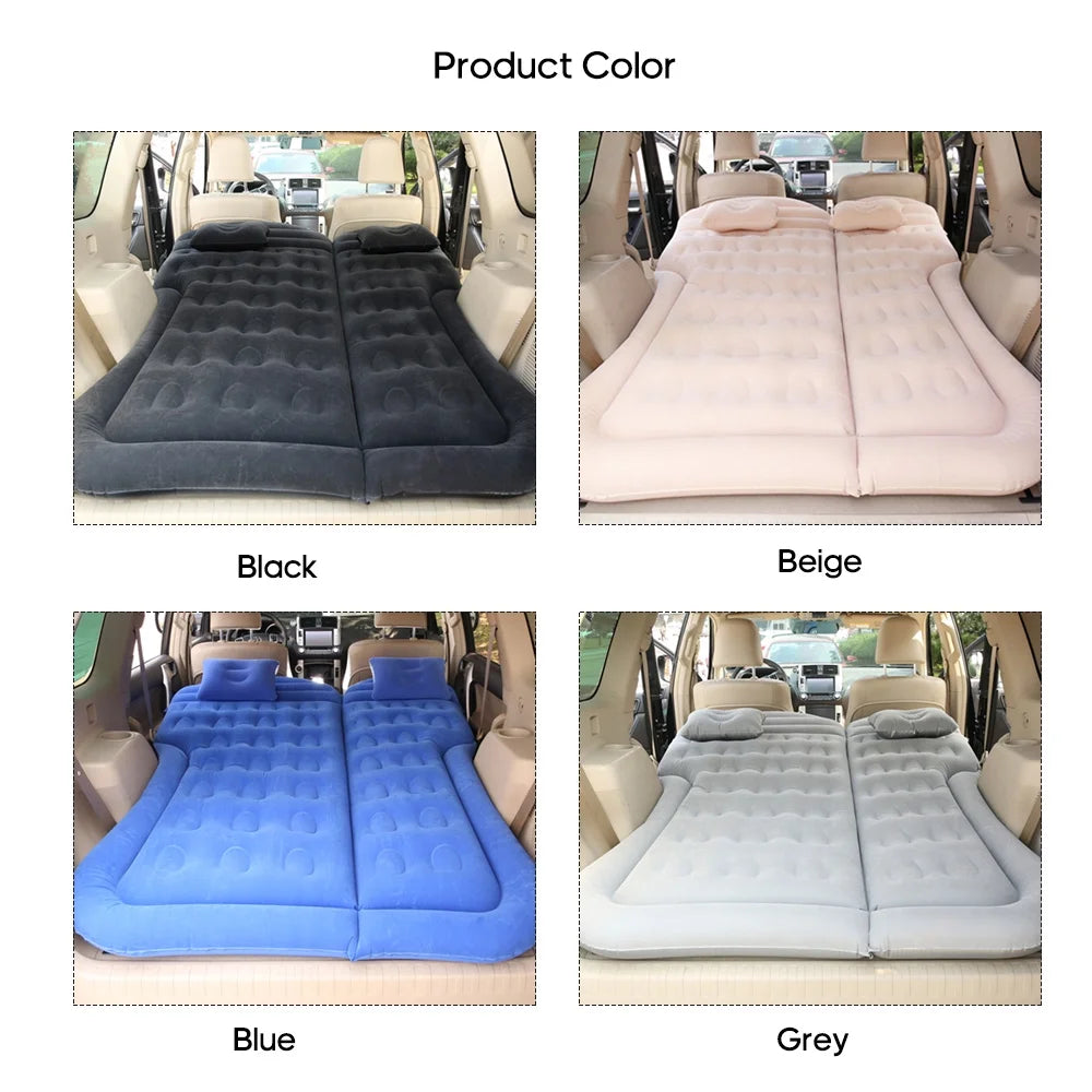 Blue Car Inflatable Bed Air Mattress Camping Mat Y511