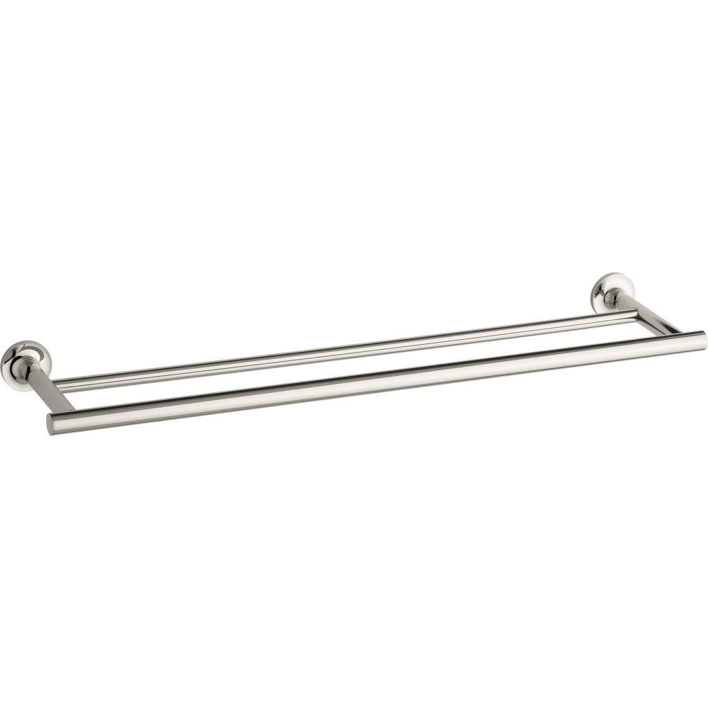 24x22 Double Towel Bar - Vibrant Polished Nickel C4564