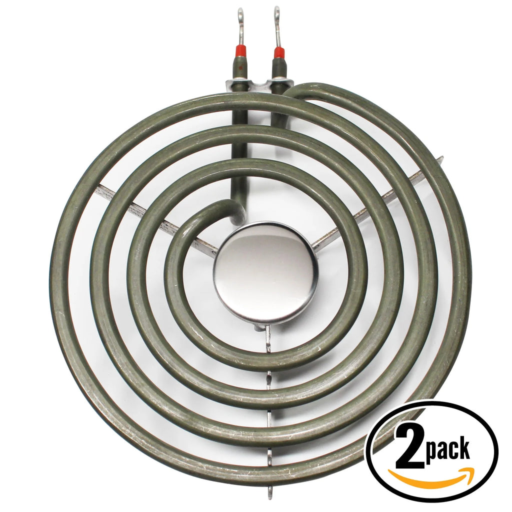 2-Pack 6 inch 4 Turns Surface Burner Element for Range, Stove & Cooktop L1214