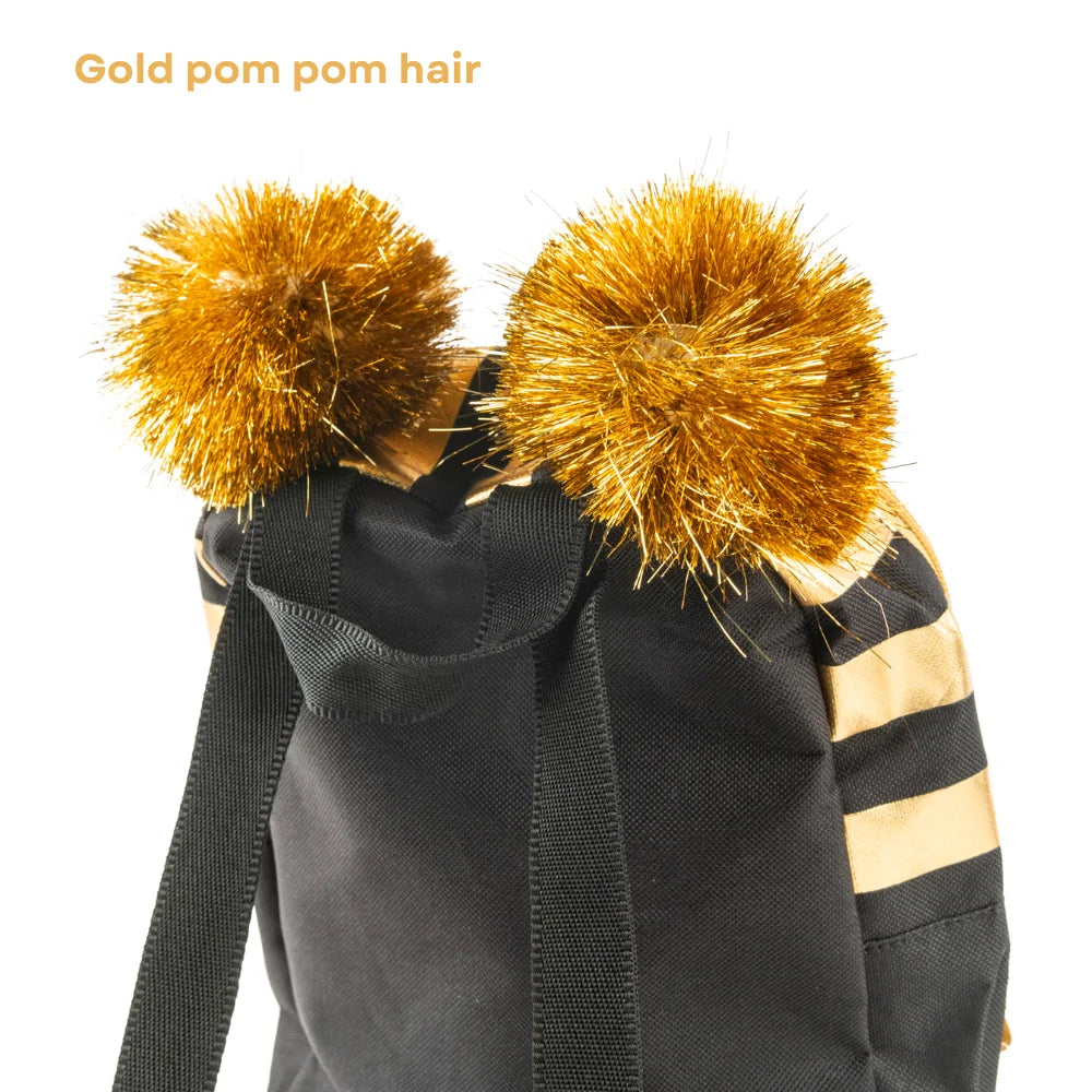 Gold Mini Backpack Purse 10 inch F376