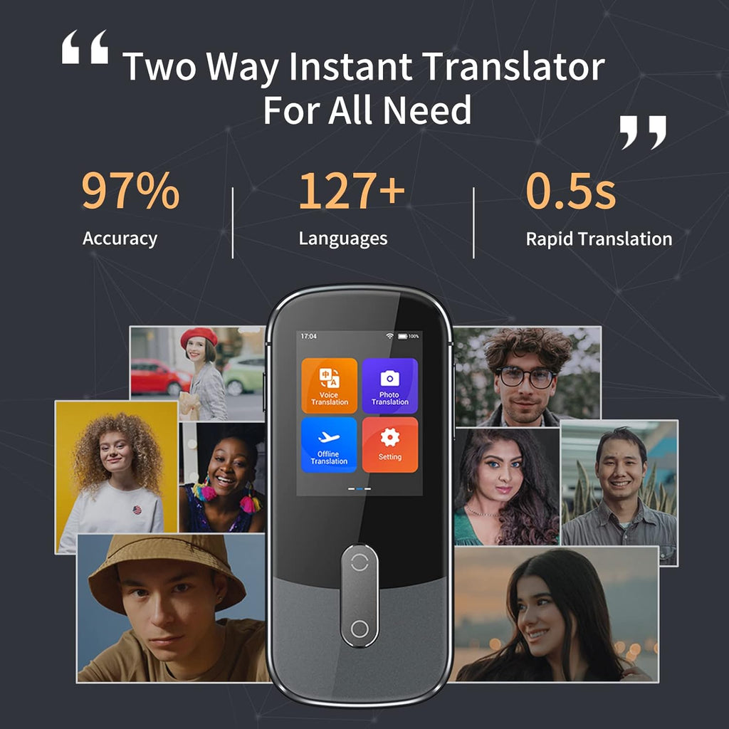 127 Language Voice Image Translator with Wi-Fi Hotspot Connection X550991