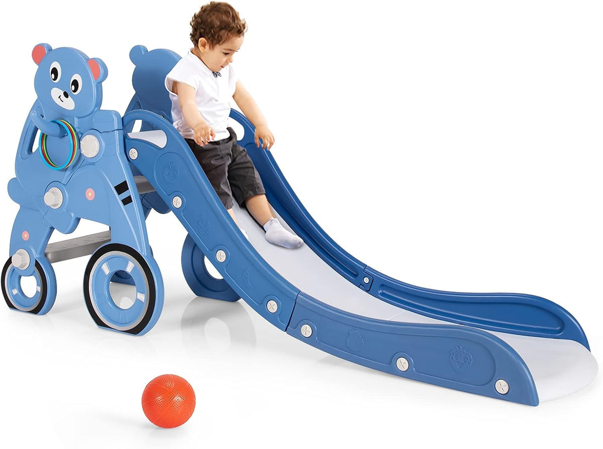 Pink 4 in 1 Folding Toddler Slide U15113