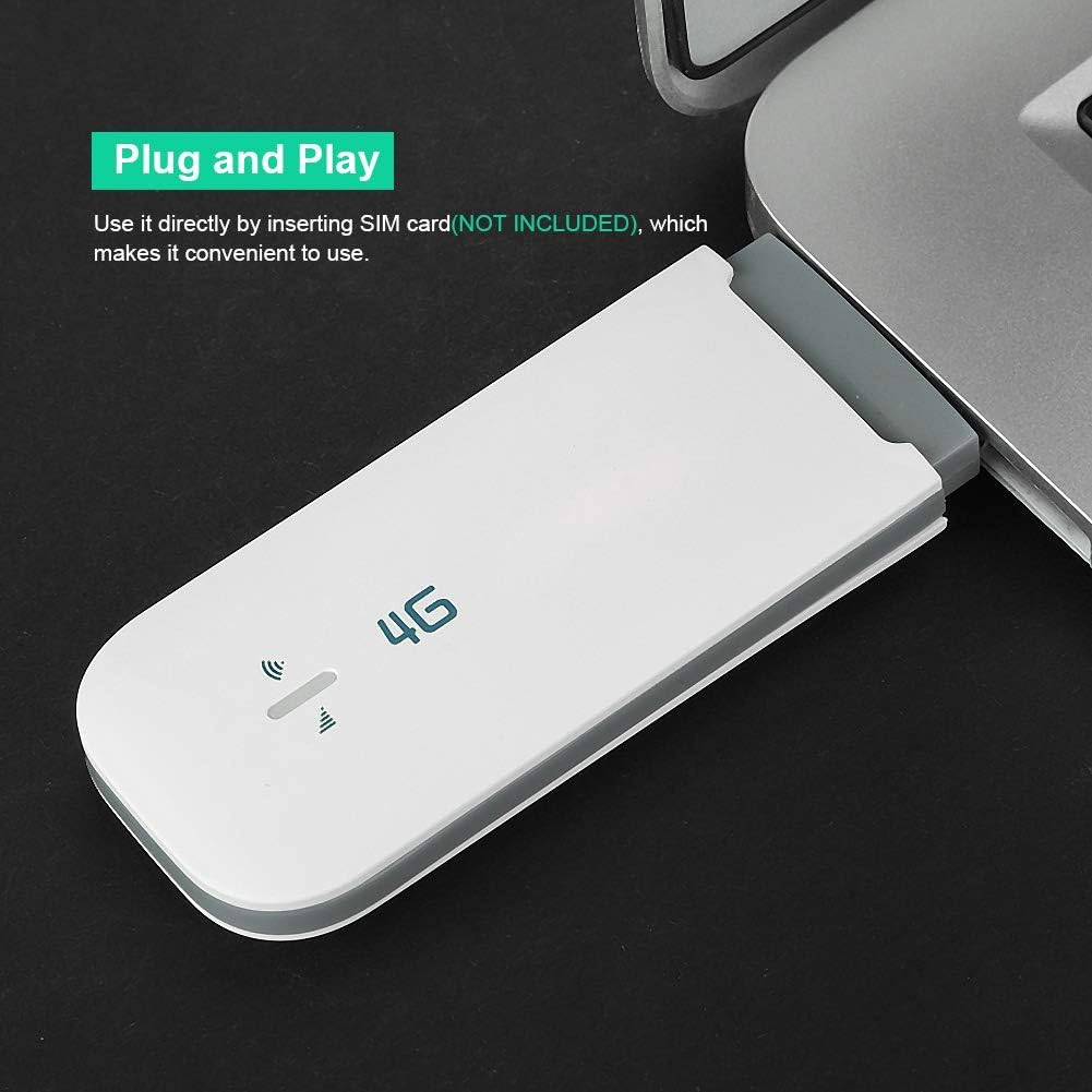 4G LTE USB Modem WiFi Router with SIM Card Slot Pack of 2 J4639