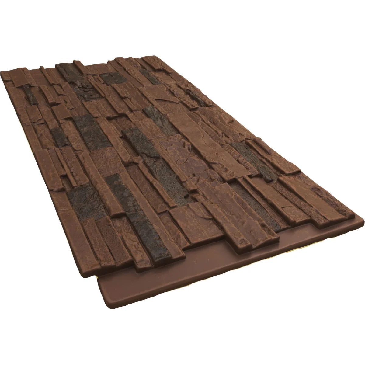 Canyon Brown Faux Stone Siding Panel H386081
