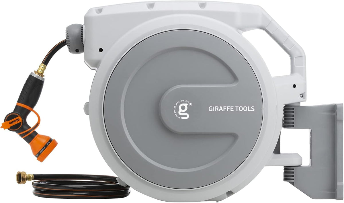 Retractable Wall Mounted Garden Hose Reel 5/8 inch x 90 ft N152140