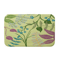 Green Botanical Bath Mat 21 x 34 L306897