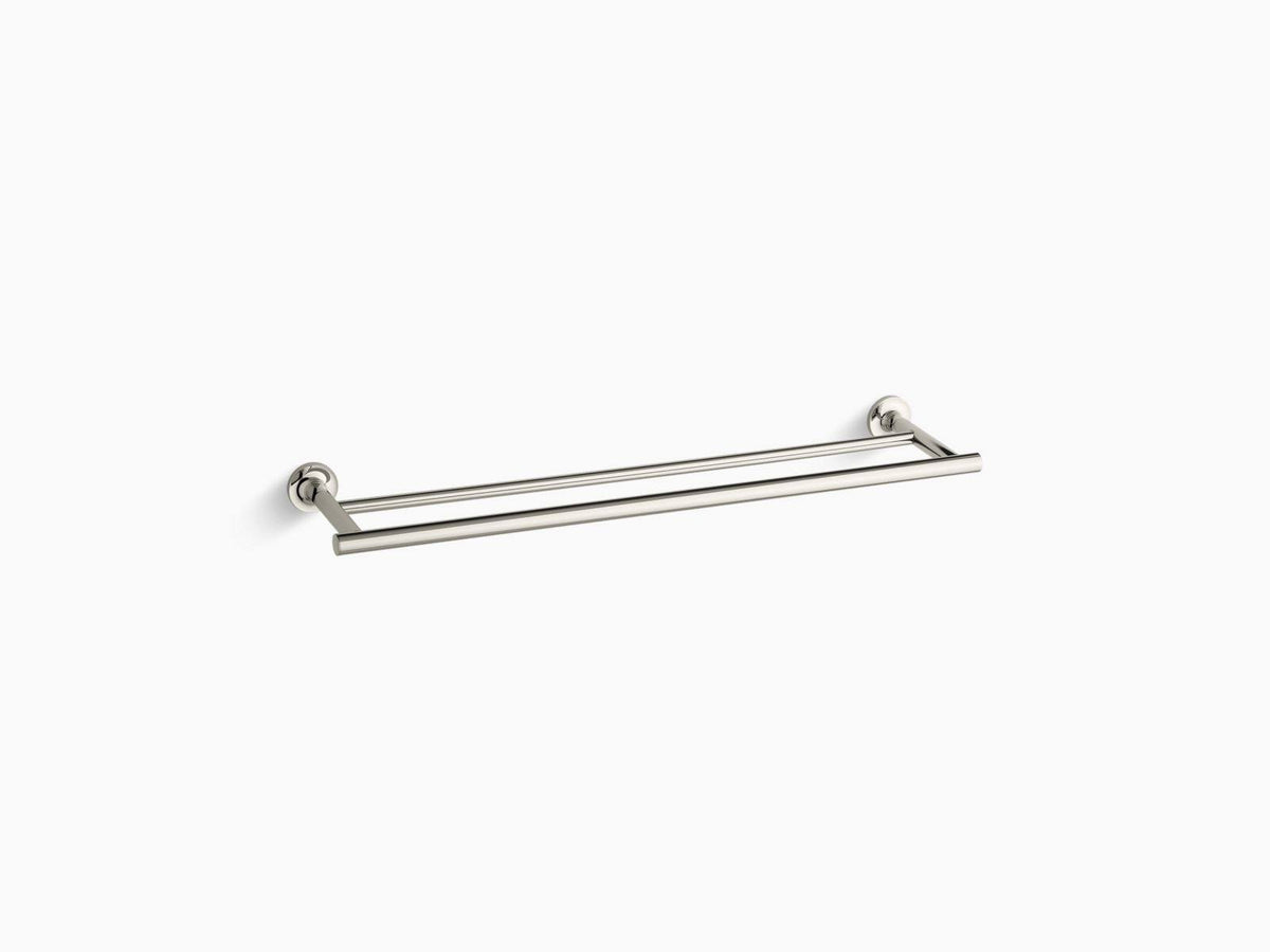 24x22 Double Towel Bar - Vibrant Polished Nickel C4564