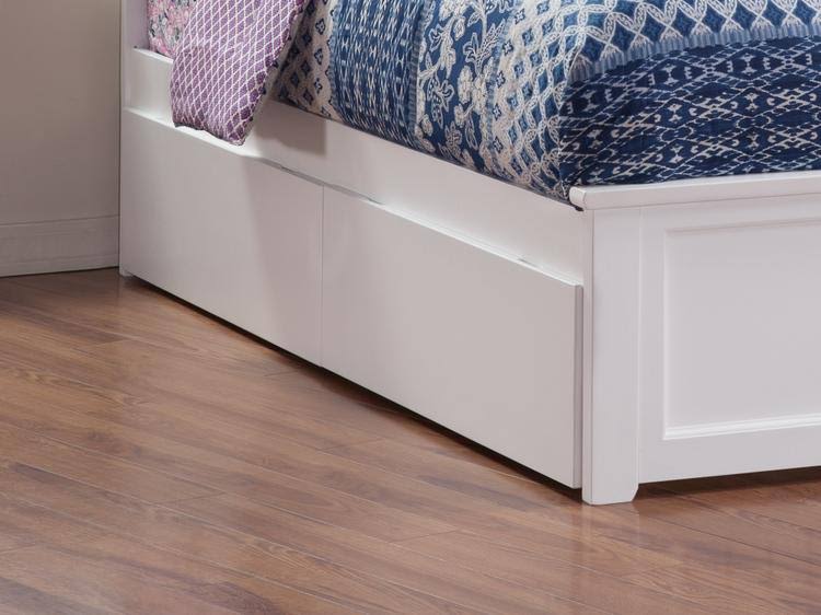 Urban Bed Drawers Queen-King White S330980