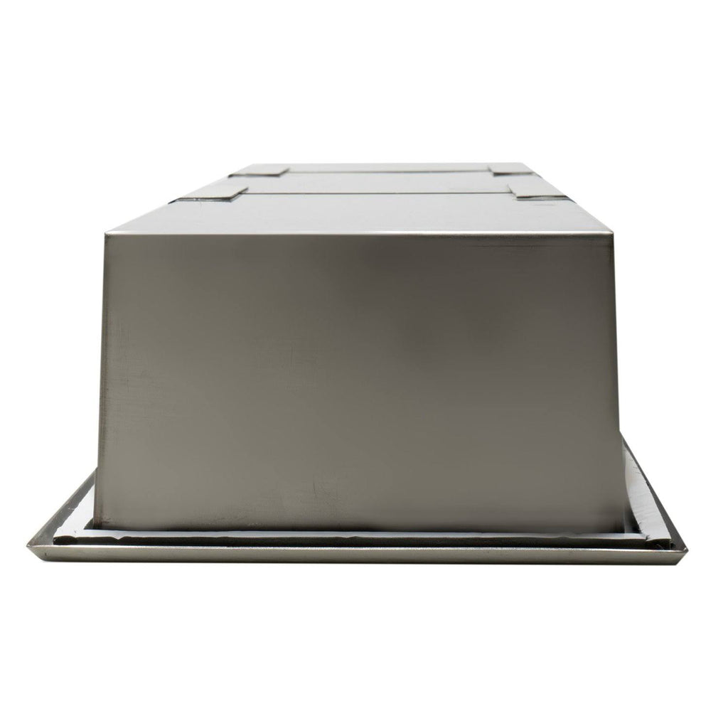 Brushed Stainless Steel 8 x 36 Vertical Triple Shelf Bath Shower Niche G993