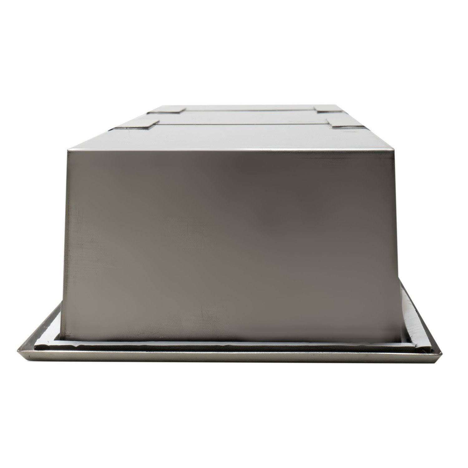 Brushed Stainless Steel 8 x 36 Vertical Triple Shelf Bath Shower Niche G993
