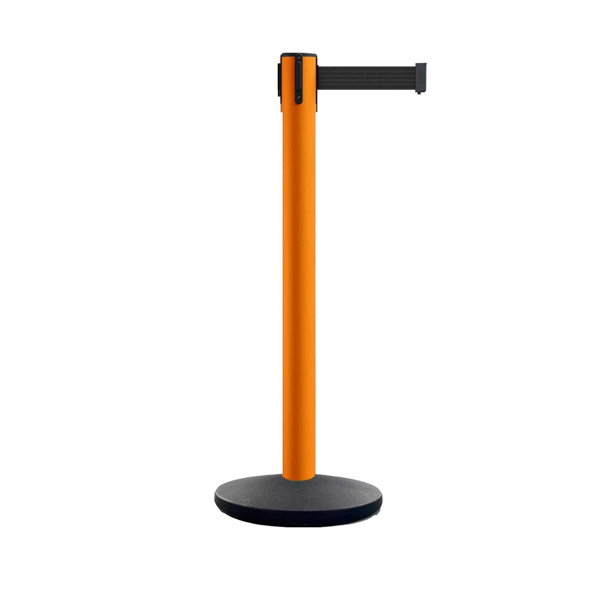 Heavy Duty Cast Iron Base Retractable Belt Barrier Stanchion F385057
