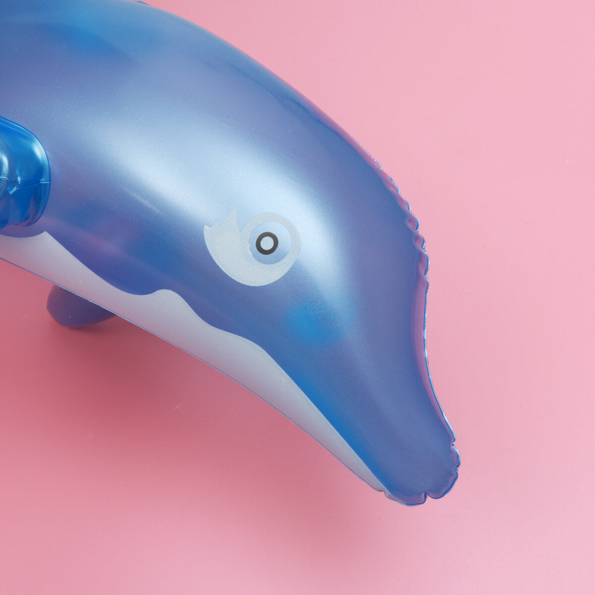 Inflatable Dolphin Bath Time Toy Swimming Pool Beach Toy (Blue) E905