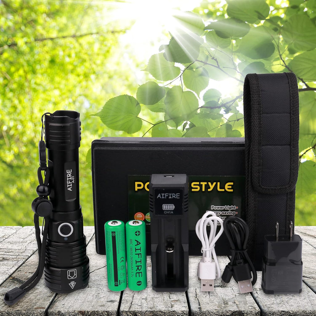 Rechargeable 4 Color in 1 Tactical Flashlight G58464