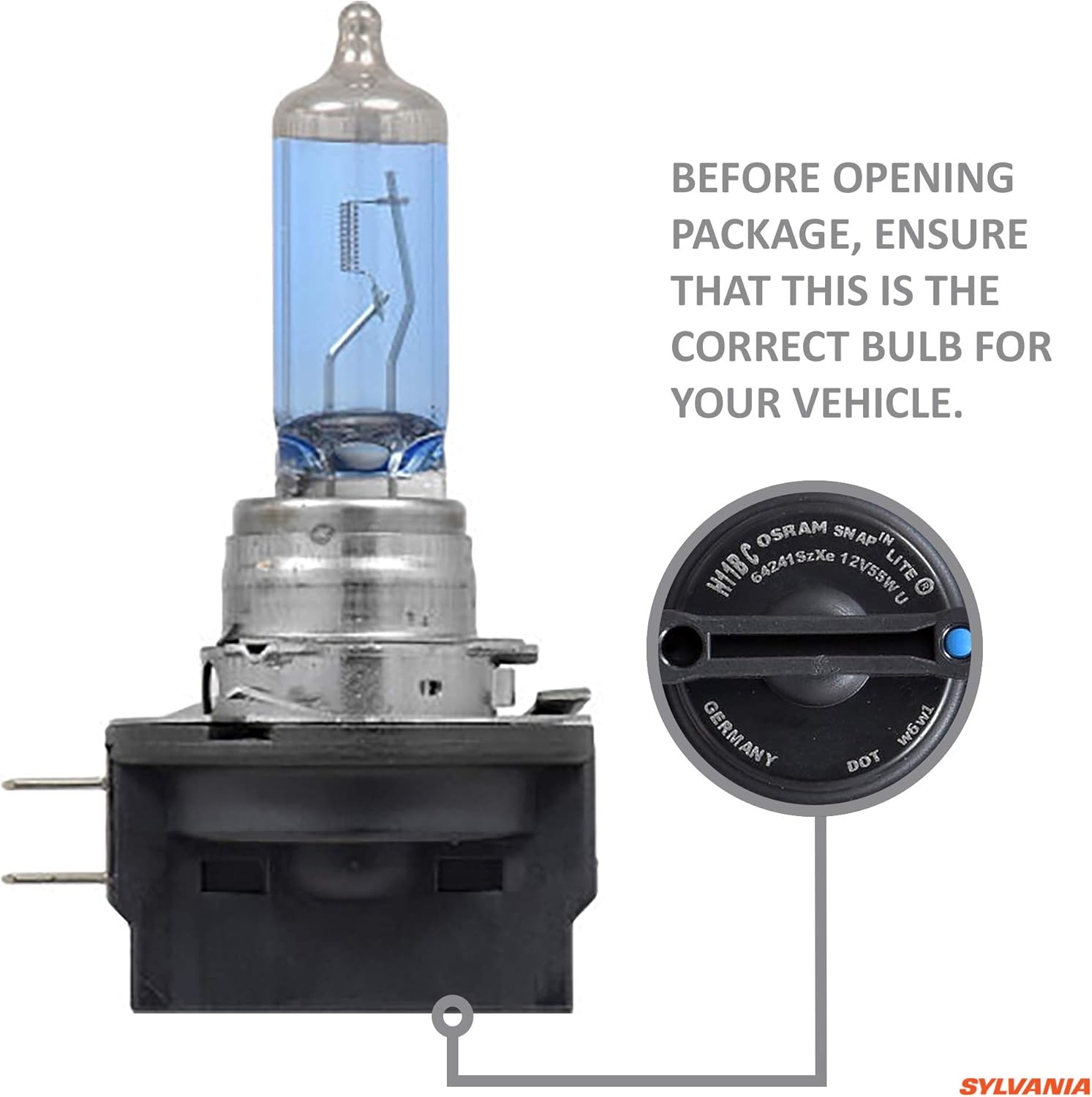 H11B Halogen Headlight Bulb, 2 Pack N897925