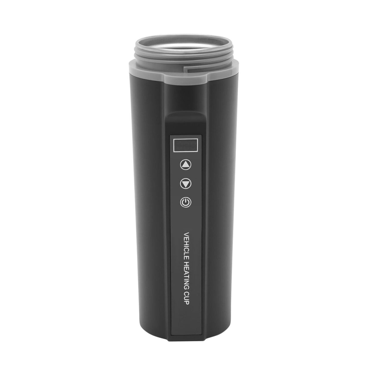 Black 304 Stainless Steel Portable Car Electric Kettle Cup H8662