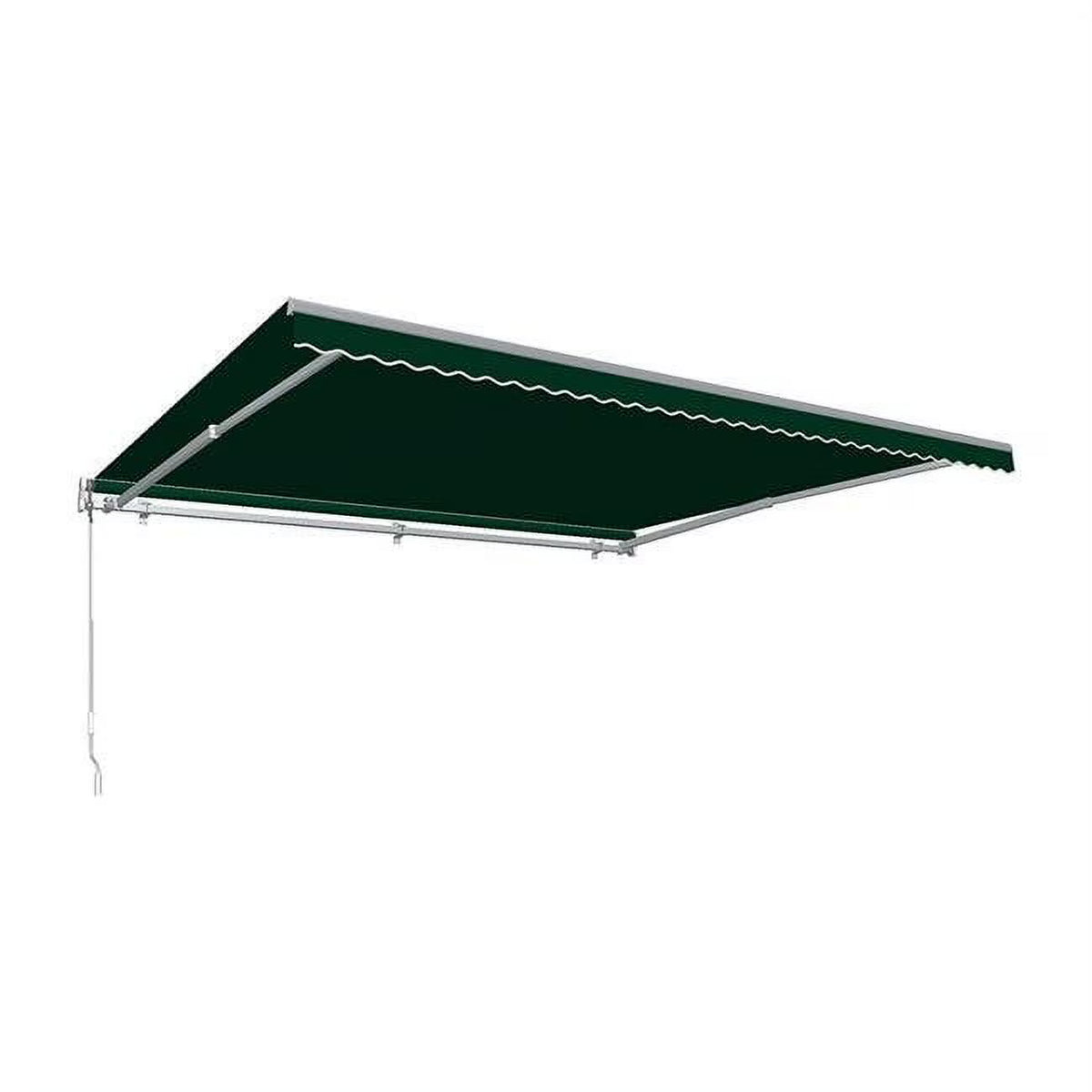 18 ft. Forest Green Retractable Awning with Remote M1073