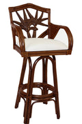 Rattan & Wicker Swivel Barstool E982