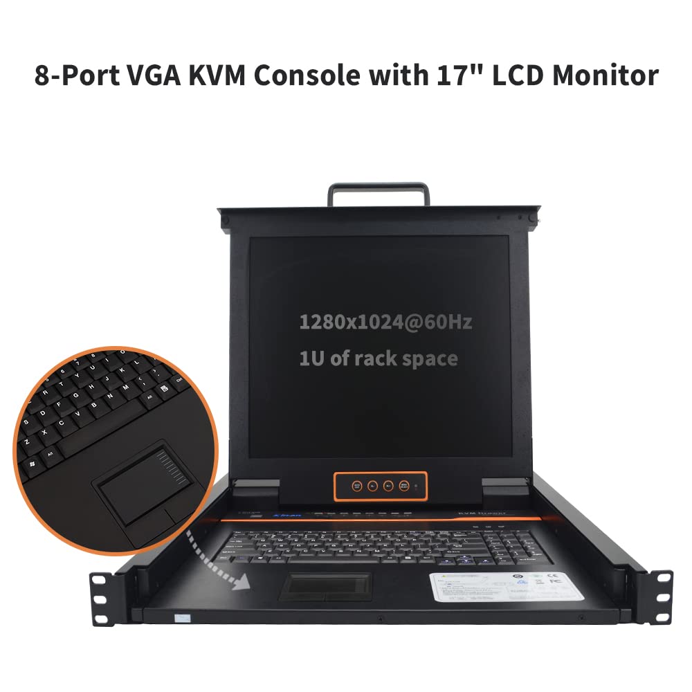 17" LCD Rackmount KVM Console with VGA Switch C352