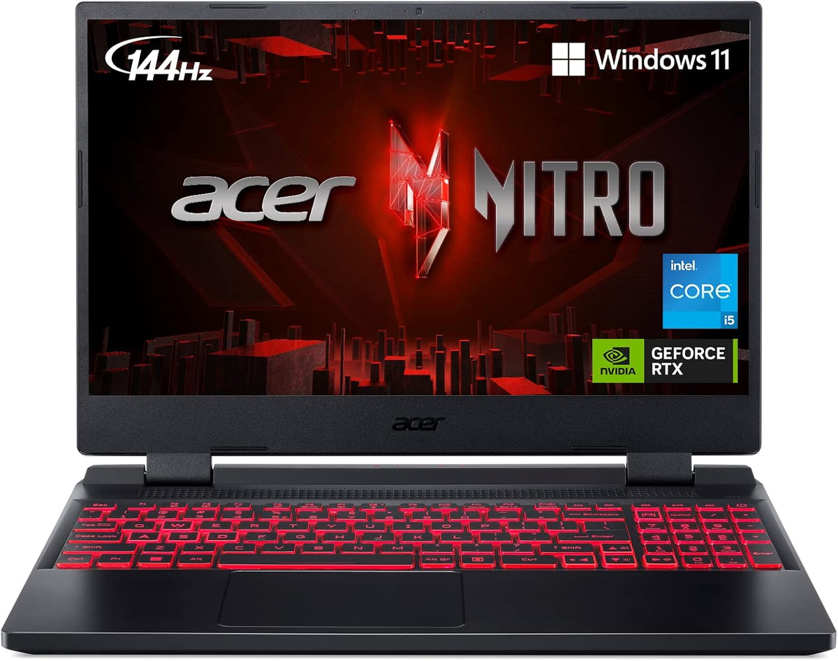 Gaming Laptop with Core i5-12500H, NVIDIA GeForce RTX 3050, and 21.5 Inch Full HD IPS Monitor H198