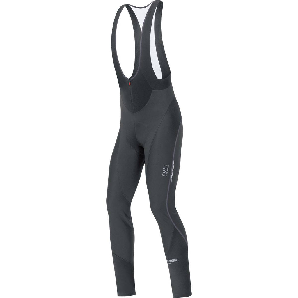 Black Medium Windstopper Soft Shell Bibtights R254776