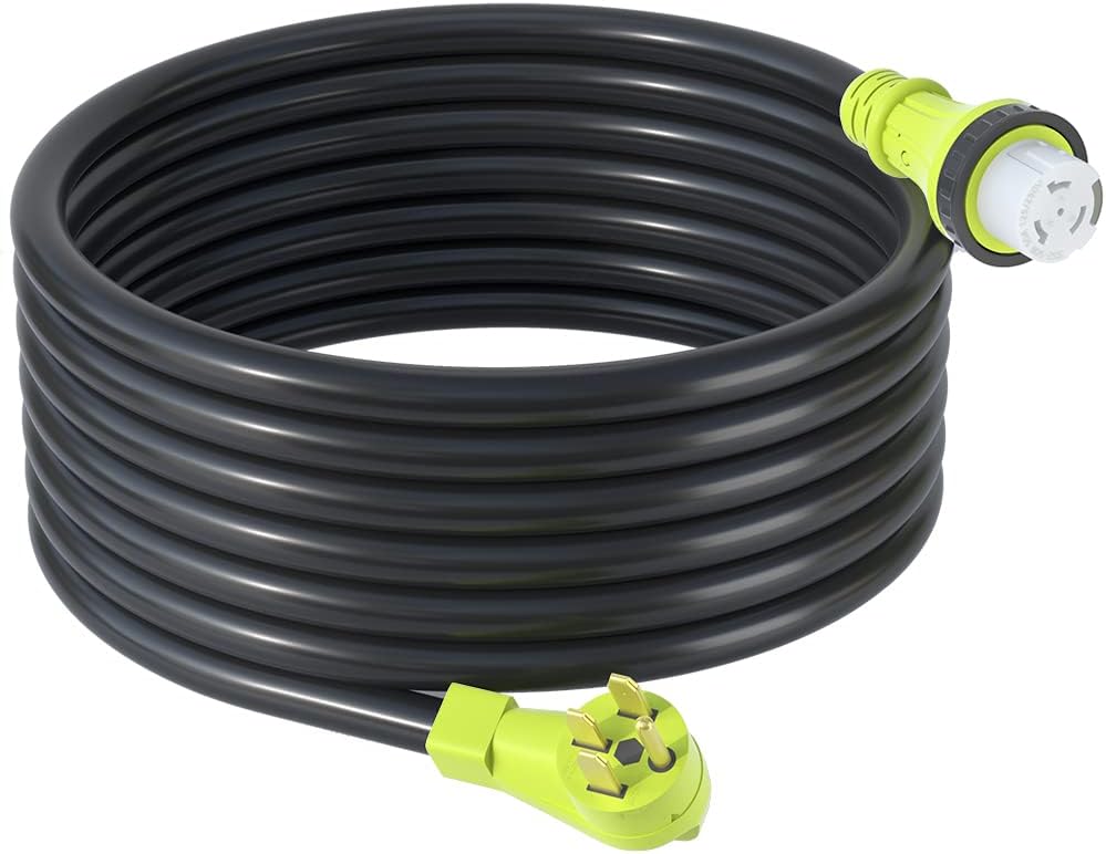 50 FT NEMA 14-50P to SS2-50R STW 6/3 + 8/1 Twist Lock Power Extension Cord I874