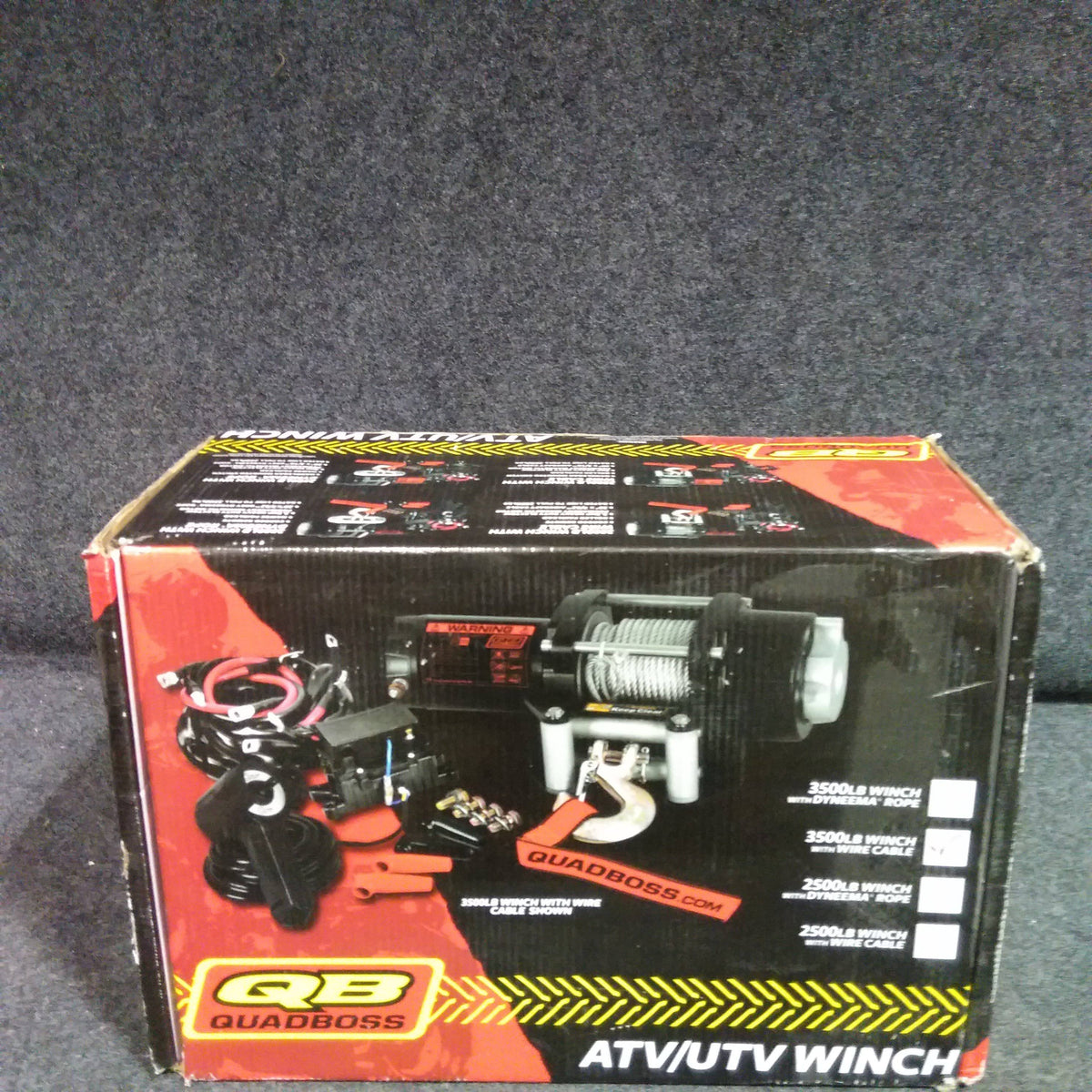 3500lb Winch with Wire Cable D35130
