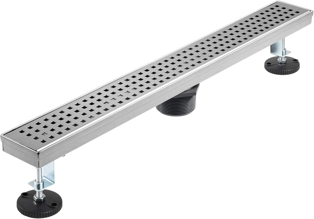 304 Stainless Steel 24x2.75in Linear Shower Floor Drain, Pack of 2 N61227