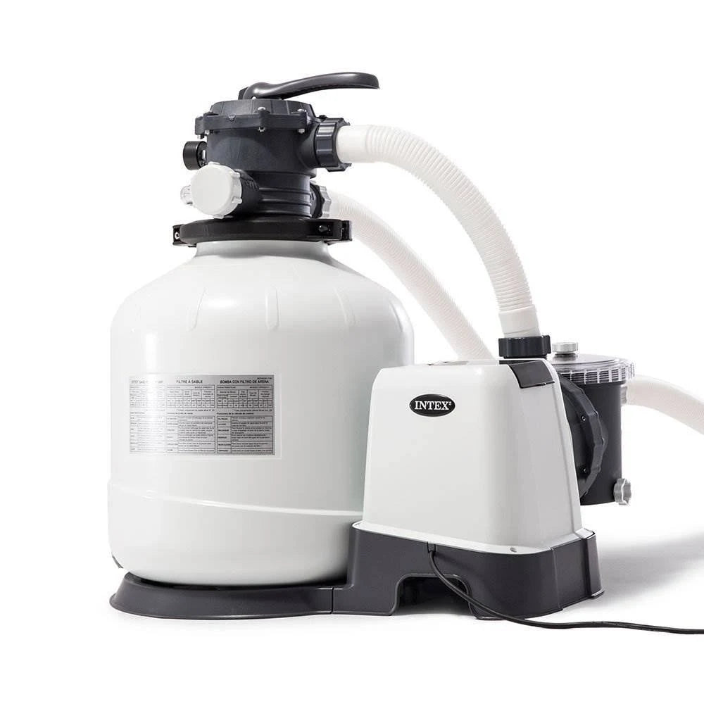 Above Ground Pool Sand Filter Pump with Deluxe Pool Maintenance Kit V193455