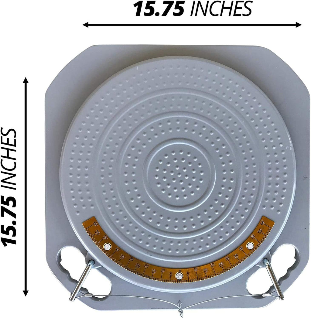 Pair Wheel Alignment Turntable Turn Plates with Transition Bridge and Thrust Block R9162